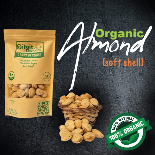 Organic Almond (soft shell)  800g